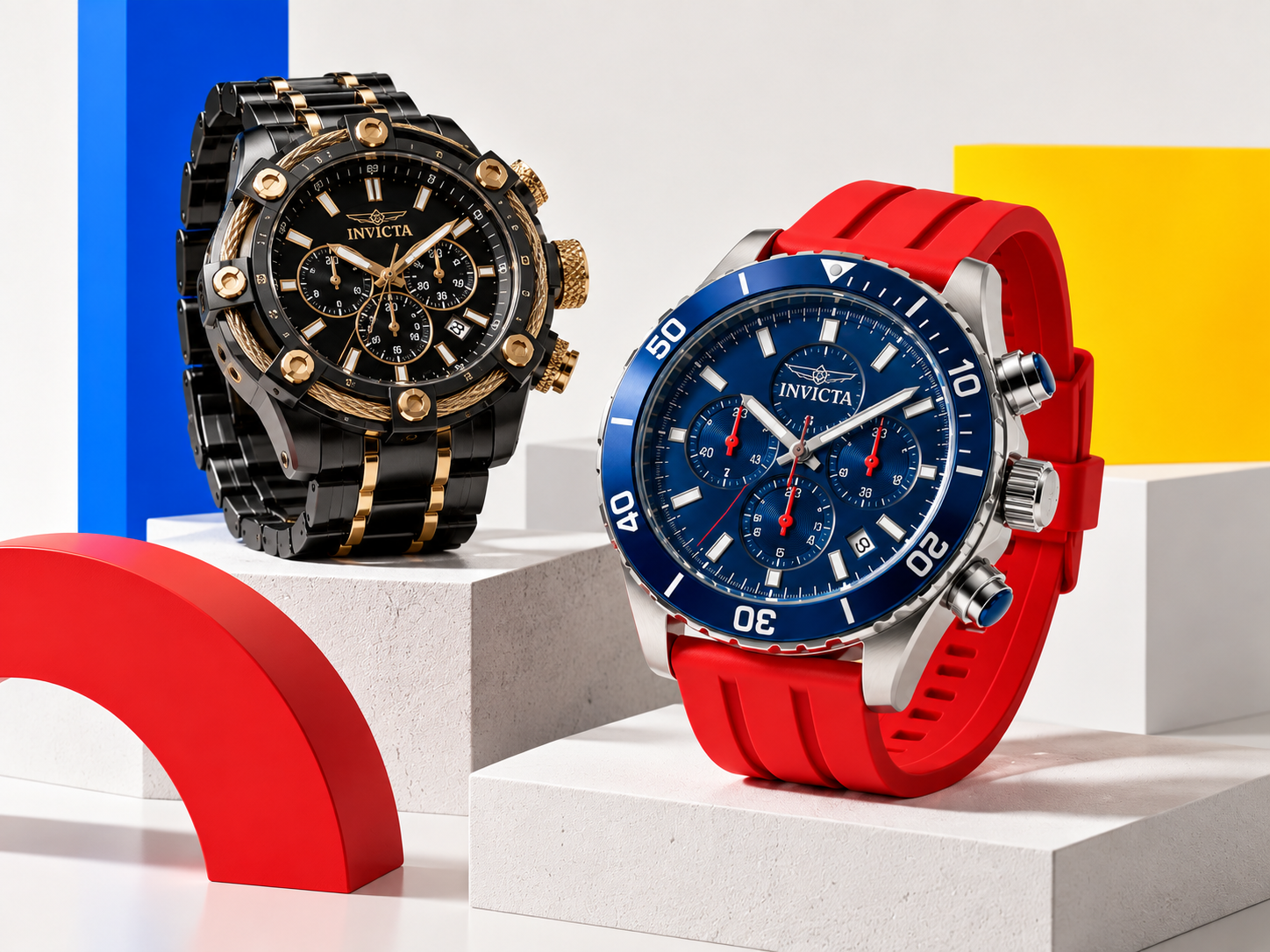 Relojes Relojes Invicta llamativos de la colección LoMino
